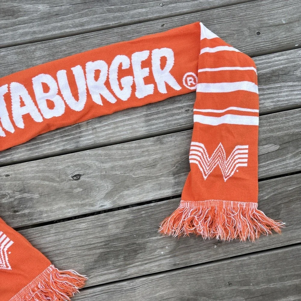 Whataburger Striped Logo Scarf